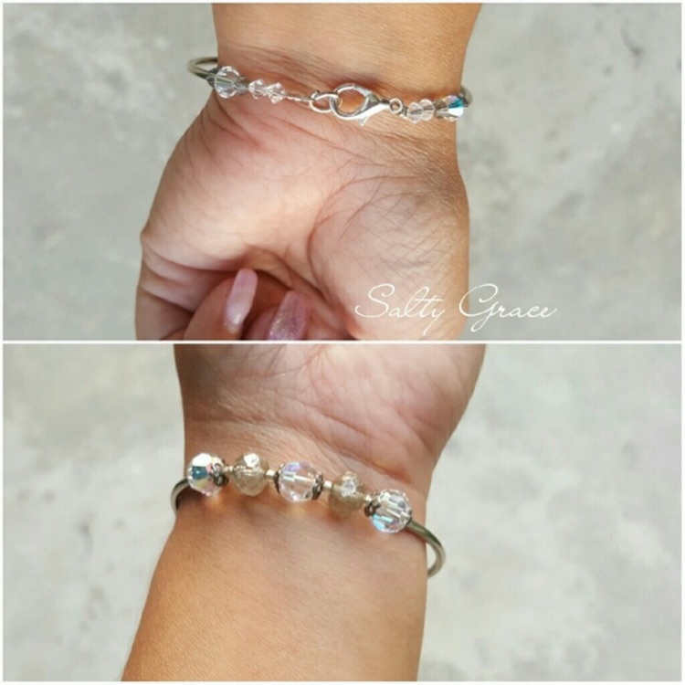 White Swarovski Bracelet